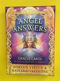 Instruction and description of cards book included. Angel Answers Oracle Cards A 44 Card Deck And Guidebook By Doreen Virtue 9781401945909 Ebay
