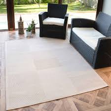 Teppich savannah webteppich natur braun wohnzimmer esszimmer meliert bordüre. Robuster In Und Outdoor Flachgewebe Terrassen Teppich Natur Look In Beige Vimoda Homestyle