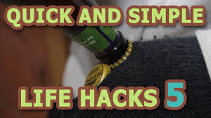 Open your beer or soda bottle with a spoon. Life Hacks 6 Ways To Open A Bottle Without An Opener Youtube