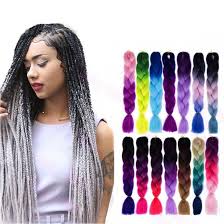 Rat tail comb murrays edge wax 9 packs silky jumbo braid kanekalon hair blue pack #jumboboxbraids. New 24 Quot Two Tone Ombre Dye Kanekalon Jumbo Braids Hair Extensions Twist Fiber Braids Walmart Canada