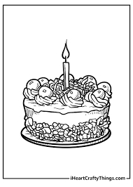 Cute free cupcakes and cakes coloring page to download. Cake Coloring Pages Updated 2021