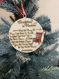 First, though, let's think about what the bible actually says about christmas and our departed loved ones. Christmas In Heaven Ornament Quote The Walls
