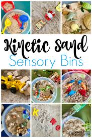A diy kinetic sand recipe will help you save a big hole in your pocket that comes up with actual store brought kinetic sand! Kinetic Sand Sensory Bins