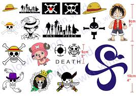 Cosplay Tattoo One Piece D Luffy Chopper Nami Robin Straw Hat Body Art  Sticker 787893950086 | eBay