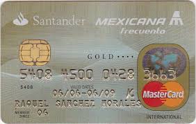 Some credit card issuer websites tell which credit cards are for excellent, average, or bad credit. Tarjeta De Banco Mexicana Frecuenta Banco Santander Mexico Col Me Mc 0052 Credit Card App Credit Card Design Visa Gift Card