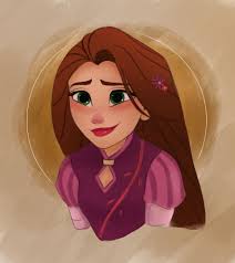 Karakter kartun cewek di film. Rapunzel Tangled The Series Brown Hair Cartoon Disney Rapunzel Disney Princess Art