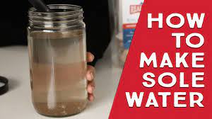 After sole water has been use for centuries as a natural remedy, it is said to offer a lot of benefits. How To Make Sole Water Youtube