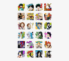Check spelling or type a new query. My Hero Academia My Hero Academia Line Stickers Transparent Png 420x673 Free Download On Nicepng