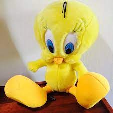 Tweety Bird Large Stuffed Animal Warner Bros Plush Toy Etsy Large Stuffed Animals Tweety Plush Toy
