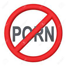No Porn Warning Sign. Stock Photo, Picture and Royalty Free Image. Image  9742995.