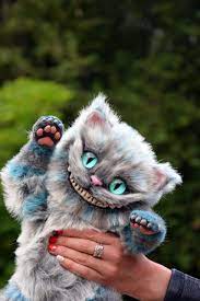 Cheshire Cat Whimsical Animals Fantasy Creatures From Faux Fur And Polymer Clay Mystical Posable Animals Toys For Collectibles And Decor In 2021 Fantasy Creatures Toys Animals Cute Fantasy Creatures