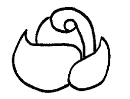 Starting to the left of your paper or shape you just made, begin drawing in her three spikes that will be part of her so called hair. Rose Drawing How To Draw A Rose Step By Step For Beginners