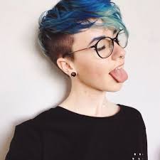 Tomboystyle Blog Hair Styles Short Hair Styles Short Dyed Hair