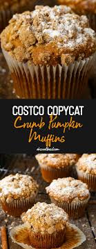 These addictively soft & delicious coffee cake muffins are loved by who doesn't love homemade muffins??? Costco Copycat Crumb Pumpkin Muffins Oh Sweet Basil