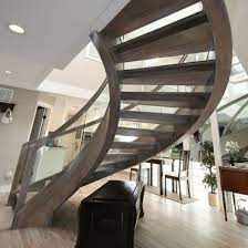 Un escalier hélicoïdal se distingue aussi par son diamètre qui n'est que de 1,50m en moyenne. Chine Verre Courbe Moderne Design Escaliers Escalier Helicoidal Acheter Escalier Incurve Sur Fr Made In China Com