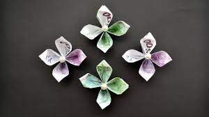 Geldschein zu einem frosch falten faltanleitung talude. Origami Blume Euro Geldschein Geld Falten Money Origami Flowers Euro Bills Tutorial By Colorideas Youtube