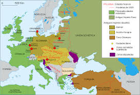 Mapa político de europa 2. Ficheiro Map Europe 1923 Es Svg Wikipedia A Enciclopedia Livre