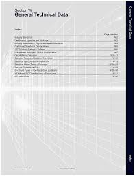 general technical data womack electric supply