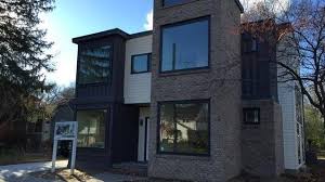 7 Shipping Containers Make A Cool And Affordable Home In Michigan Container House Industrial House Shipping Container