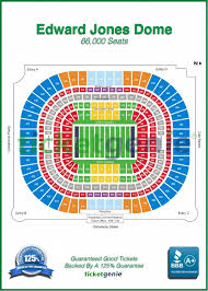 Ticketgenie Map Edward Jones Dome Stadium Know Where Your