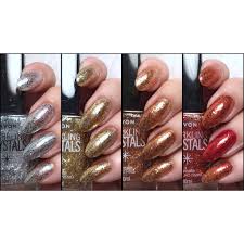 Esmalte Crystal Avon E Flickering Sparkling Crystals Com Glitter Cristal Avon 10ml Shopee Brasil