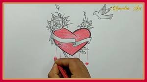 Calligraphy text for valentine's day. Valentines Day Drawings How To Draw Valentine S Day Design Youtube