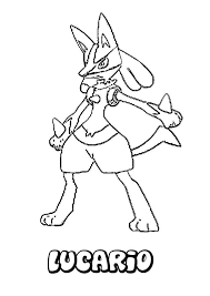Select from 35919 printable crafts of cartoons, nature, animals, bible and many more. Pokemon Coloring Pages Of Lucario Through The Thousands Of Pictures On The Internet About Pokemon Colo Pokemon Coloring Pages Pokemon Coloring Coloring Pages