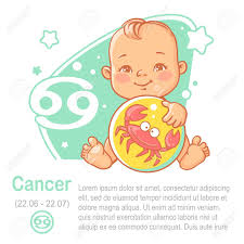 They are very emotional and sensitive, and care deeply about matters of the family and their home. Childrens Horoscope Icon Kids Zodiac Cute Little Baby Boy Or Stock Photo Picture And Royalty Free Image Image 76130182
