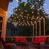 Patio wall lighting has been proven to be a popular method of lighting. 1