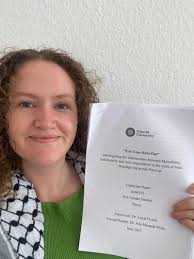 I'm delighted to have received an honours grade in my MA thesis, which  interrogated masculinity, subalternity and anti-colonial resistance through  the work of Kneecap. I am so grateful to my…