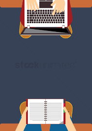 top view of persons with laptop and book vectors stock clipart affiliate persons laptop top view stock affiliate space art clip art company logo pinterest