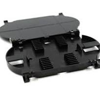 12 Fiber Fusion Splice Tray - Black