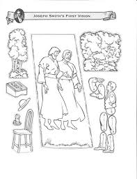 Line art allows children to express creativity while learning gospel principles. Joseph Smith First Vision At The Hill Cumorah Coloring Page Netart