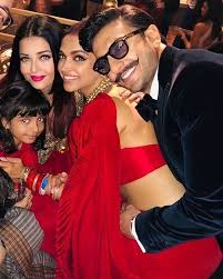 Aishwarya With Her Daughter Aaradhya Bachchan And Newlyweds Deepika Padukone And Ranveer Singh Bollywood Celebrities Bollywood Actress Deepika Padukone