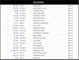 Odds Payout Chart