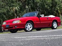 Image result for Bright Red 1992 Mustang