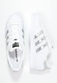 Adidas Originals Superstar Baskets Basses White Silver Metallic Core Black Zalando Fr Schoenen Adidas Schoenen Adidas Vrouwen