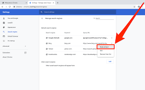 Can't seem to find anything on google. How To Change Your Default Search Engine In Google Chrome