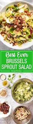 Brussels Sprout Salad Recipe Brussel Sprout Salad Recipes Recipes Brussel Sprout Salad
