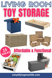 15 Affordable Functional Living Room Toy Storage Ideas