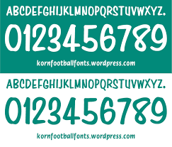 Spielplan des sv werder bremen f¸r die saison 2007/2008 fixtures of the german team. Werder Bremen 07 08 Vector Font Kornfootballfonts