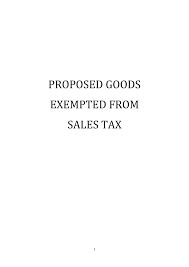 When states first began to levy these taxes around 1930, people spent more of their money most accountants and tax professionals are familiar with sales tax reporting and complying on goods, but what about services? Http Www Customs Gov My Ms Muat 20turun 20hebahan Proposed 20goods 20exempted 20from 20sales 20tax 2016072018 Pdf