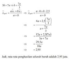 Berat (kg) titik tengah (x)frekuensi (f)33 38 43 484 7 9 10setelah titik tengah. 45 Contoh Soal Statistika Dan Jawaban