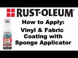 Can i paint over them? How To Video How To Paint Vinyl And Fabric With Rust Oleum Youtube