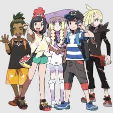 Main Characters From Pokemon Sun Moon Pokemon Alola Pokemon Sun Pokemon