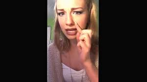 What's the l shape of a nose ring? How To Put Take Out And Put In A Corkscrew Nose Ring Youtube