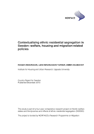 Pdf Contextualising Ethnic Residential Segregation In