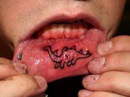 Inner lip tattoos are a growing a tattoo on the inner lip can be a secret shared only with those who you want to know about it. Inner Lip Tattoos 6 Pros Cons To Think About Authoritytattoo