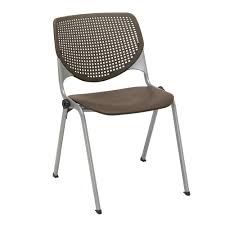 Perforated Back Poly Stack Chair With 400 Lb Capacity Shop Chair Oversized Chair Living Room Floor Protectors For Chairs