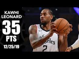 Kawhi Leonard Sets Clippers Record With 35 Points Vs Lakers On Christmas 2019 20 Nba Highlights Michaelantonio Media Lakers Nba Los Angeles Clippers